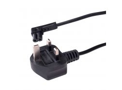 Power cable Sonos Play 1 black 8 inch/20 cm UK plug