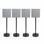 Vebos floor stand Sony BRAVIA Theatre Quad black (4 pieces)