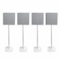 Vebos floor stand Sony BRAVIA Theatre Quad white (4 pieces)