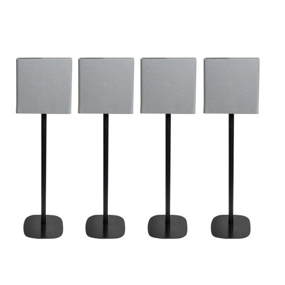 Vebos floor stand Sony BRAVIA Theatre Quad black (4 pieces)