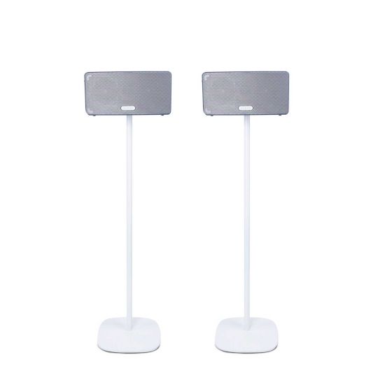 Vebos floor stand Sonos Play 3 white set XS (60cm)