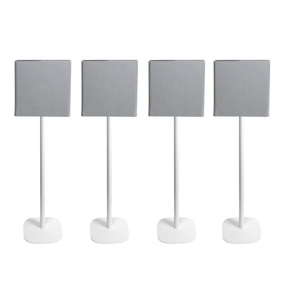 Vebos floor stand Sony BRAVIA Theatre Quad white (4 pieces)