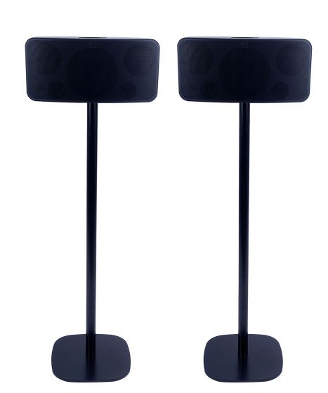 Vebos floor stand Bluesound Mini black set XL (100cm)